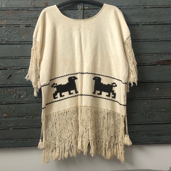 Vintage Poncho Shirt - Picture 2 of 6